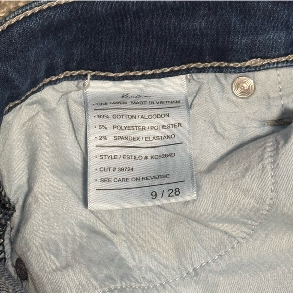 KanCan Royce Ankle Jeans Medium Wash Cuffed Ankle Women’s Size 9/28 - Picture 4 of 8